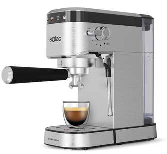 CAFET. SOLAC CE4525 SLIM INOX 1350W 20B VAPORIZA