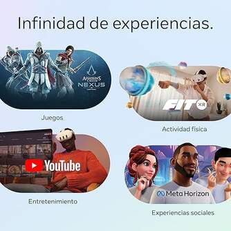 GAFAS REALIDAD VIRTUAL META QUEST 3 S 128GB