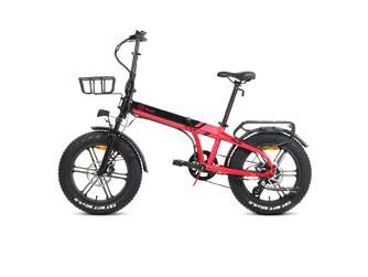 BICICLETA ELECTRICA YOUIN BK1650R DALLAS ROJO/NEGR