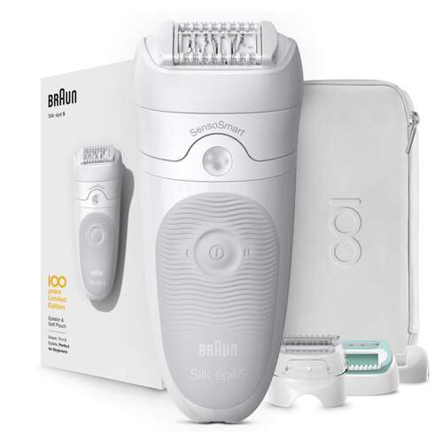 Depiladora Braun Braun Silk-épil 5 SE5 Max - Batería, Seco/Mojado, Accesorios Cuerpo