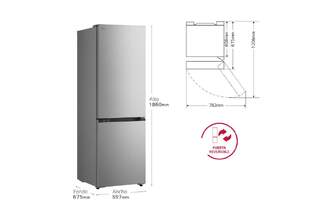 FRICOM. LG GBBS716CPY 186x60 INOX