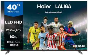 TV Haier 40" QLED H40K85EFX - Full HD. Google TV, Dolby Audio 20W, HDR10