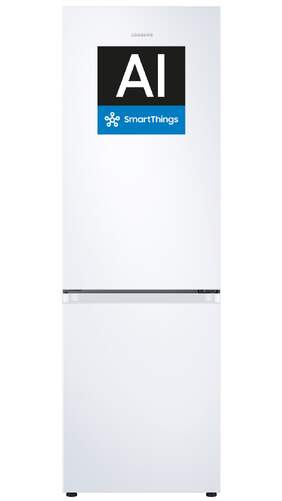 Frigor&iacute;fico Combi Samsung RB34C605CWW - 185 x 60 cm, No Frost, 344 litros, Clase C, Blanco