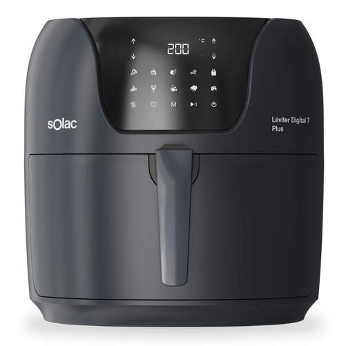 Freidora de Aire Solac FA1800D - 7,4 litros, 1800 W, Digital, Negra