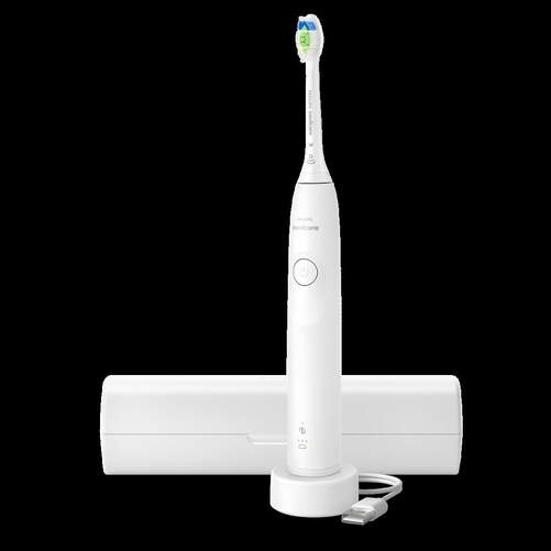 Cepillo Dental Philips HX7108/02 Sonicare 5300 - Funda, Bater&iacute;a, 2 Velocidades, Blanco