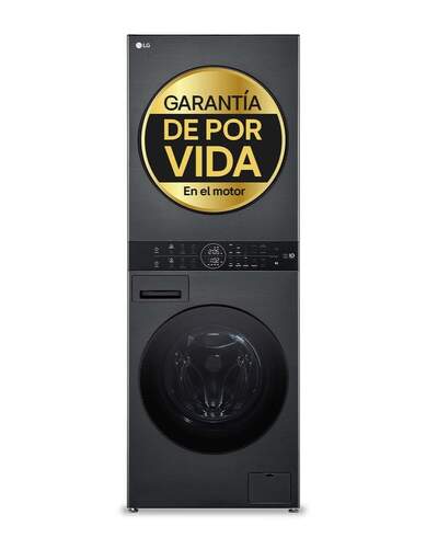 Lavasecadora LG WT1210BBF - 12/10 kg, Clase A+++, 1400 rpm, Negro