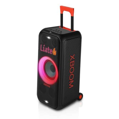 Altavoz LG XBoom XL7S - 250W, Batería 20h, IPX4, Woofer 8", Karaoke, Iluminación LED, Bluetooth