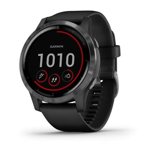 Garmin Vivoactive 4 Negro - GPS, Pulsómetro, Sensores ABC, Pulsioxímetro, BT + WiFi, Connect IQ