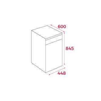 LVJ. TEKA DFS240EX 8P 45CM 47DB DSP INOX 114240005
