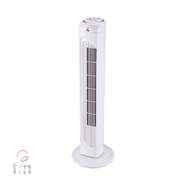 Ventilador Torre FM VTR-20 - 45W, 76cm, Oscilante, Programable, 3 Potencias, Blanco
