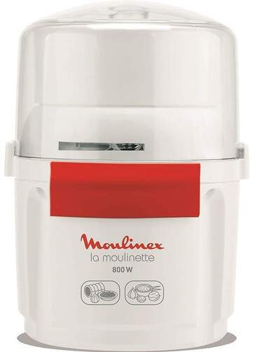 Picadora Moulinex AD560120 - 800W, Sistema 1 2 3, Cuchilla Acero Doble Filo