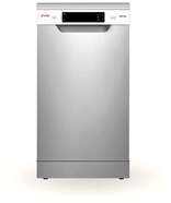 Lavavajillas Evvo D3 Slim  - 10 Servicios, 45 cm, 8 programas, Clase E, 3&ordf; bandeja cubiertos, Inox