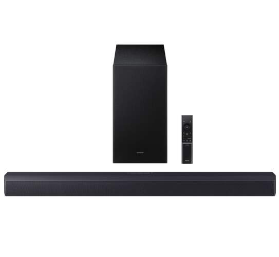 Barra Sonido Samsung HWB450F - 2.1 canales, 300W potencia max, Dolby Audio, Bluetooth 4.2