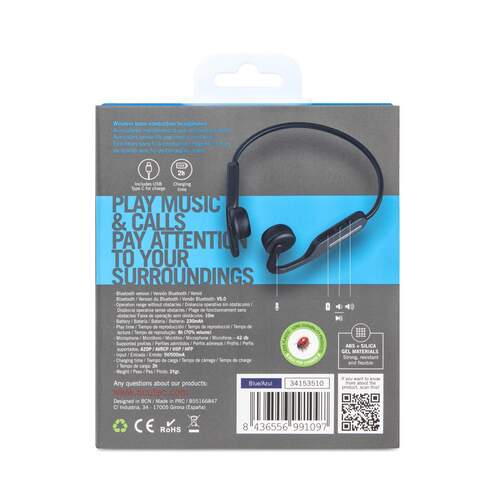 Auriculares DCU Conducción ósea Azul 34153510