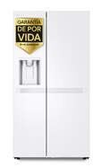 Frigor&iacute;fico Americano LG GSLC40SWPE - Clase E, Dispensa Hielo, 638 L, 179x91 cm, Toma De Agua,Blanco