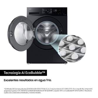 LVD. SAMSUNG WW11DG5B25ABEC 11KG 1400RPM NEGRO