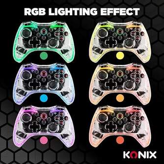 MANDO KONIX COMPATIBLE PS4 / SWITCH / PC