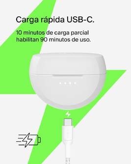 AURICULARES BELKIN SOUNDFORM RHYTHM TR. WIRELESS B