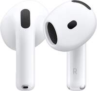 Auriculares Apple AirPods 4 -  Cancelación Activa de Ruido, Inalámbricos, Chip H2, Siri, Blanco