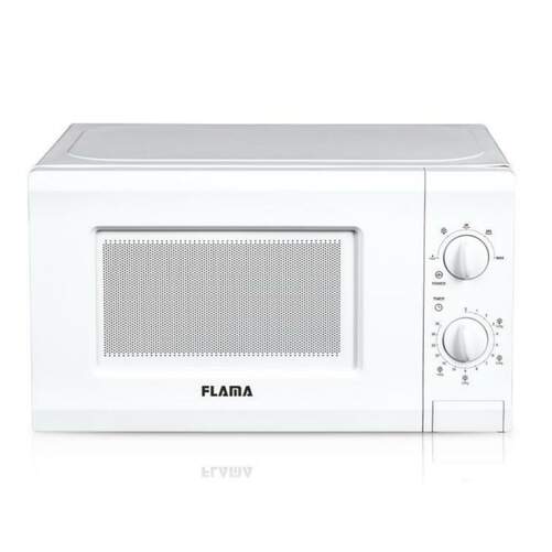 Microondas Flama 1817FL - 700W, 20 Litros, 5 Programas, Blanco