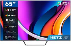 TV Metz 65" QLED 65MQD7500Z - 4K Ultra HD, Google TV, Dolby Atmos, 20 W, HDR10, HLG