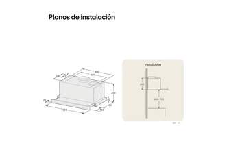 CAMP. LG HT3Z2413S 60CM 600M3H INOX INT