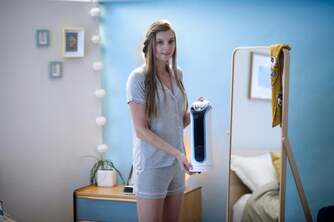 VENTILADOR TORRE ROWENTA VU6210F0 40CM 30W BLANCO