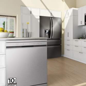 LVJ. LG DF243FV 3%%%#170;B DIRECTDRIVE INOX