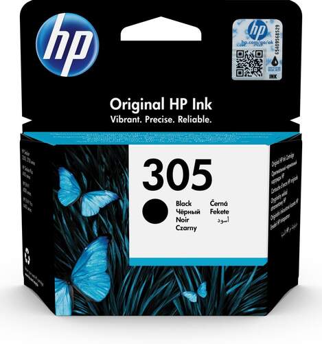 Cartucho Tinta Impresora Negra HP 305 3YM61AE - 2ml