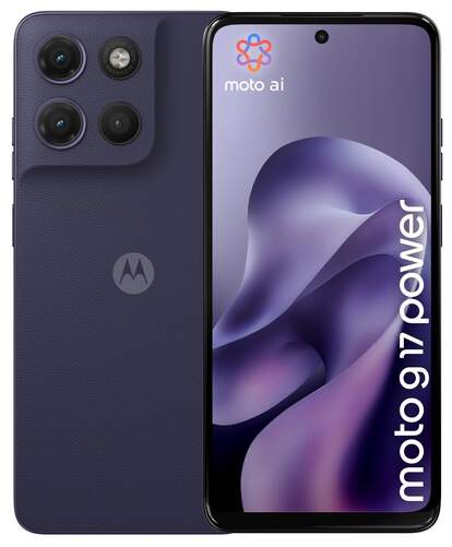 Motorola G17 Power 4/256 GB Azul oscuro - 6,7", Android 15, C&aacute;mara doble 50+5 MP, 6000 mAh