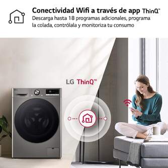 LVD. LG F4WR7010AGS 10K 1400R INOX STEAM  WIFI