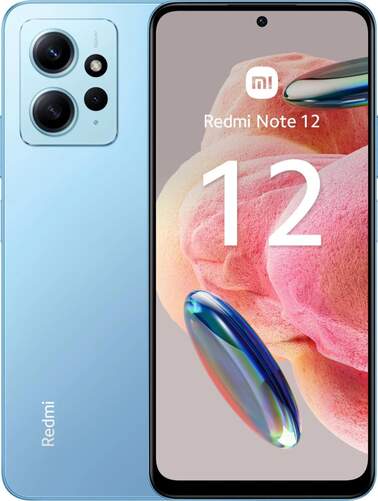 Xiaomi Redmi Note 12 4/128GB Azul - 6.67" FHD+ 120Hz, Snapdragon 4, 48+8+2/13Mpx, 5000mAh 33W