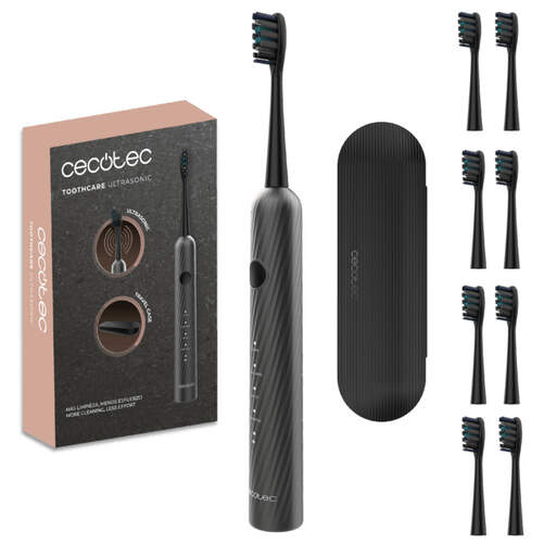 Cepillo El&eacute;ctrico Cecotec Toothcare Ultras&oacute;nic - 8 cabezales, 40000 rpm, 4 modos, IPX7