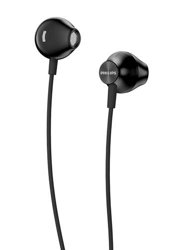 Auriculares Philips TAUE100BK/00 Negro - Controladores 14.2mm, Cable 1.2m