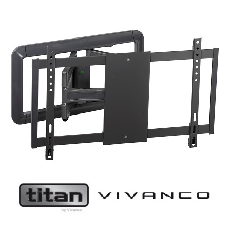 Soporte TV Vivanco Titan BFMO 8060 - Vesa 200x200 a 600x400, Hasta 45Kg, TV Hasta 85"