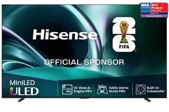 TV HISENSE 100%%%quot; 100U7Q UHD MINILED SMART TV 165HZ