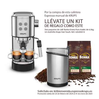 CAFET. KRUPS XP444C 15BAR 1400W BRAZO EXPRESS