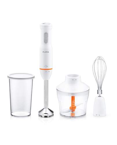Batidora Flana 2052FL - 850 W, Pie, Inox, Blanco
