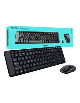 TECLADO RATON LOGITECH MK220 CORDLESS USB