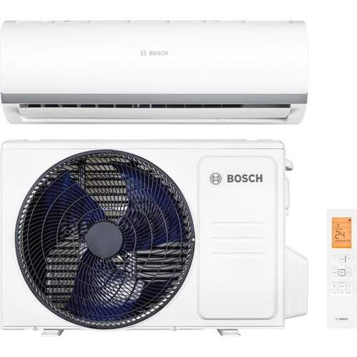 Aire Acondicionado Split Bosch Climate 2000 - Clase A++/A+, 2,6 kW, R32, Blanco