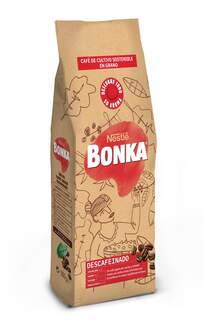 CAFE EN GRANO BONKA 500GR DESCAFEINADO