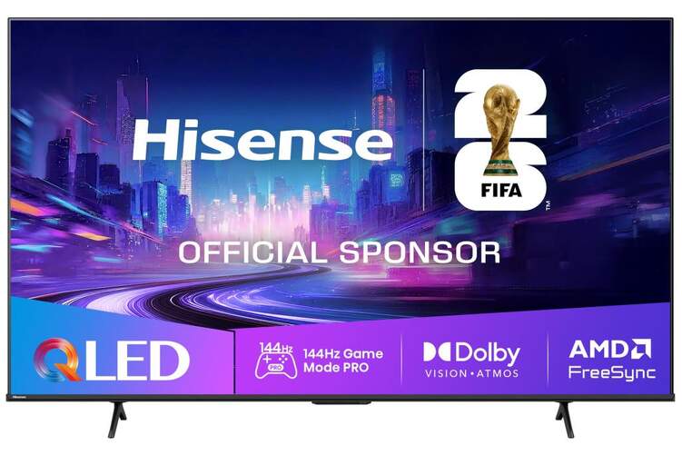 TV Hisense 75" QLED 75E7Q Pro - 4K Ultra HD, Smart TV, 144 Hz, 30 W RMS, HDR10+
