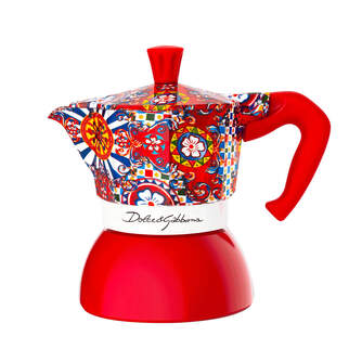 CAFET. ITALIANA BIALETTI INDUCTION D%%%amp;G RED 2T