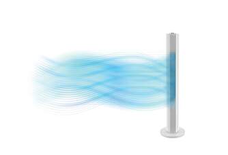 VENTILADOR TORRE ROWENTA VU6720 40W 86CM BCO.