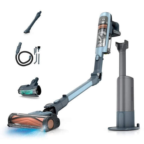 Aspirador Escoba Shark IA3244EUT - 18 V, 350 W, autonom&iacute;a 60 min, sin bolsa, azul