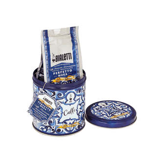 CAFET. ITALIANA BIALETTI SET REGALO D.%%%amp; G. 3T AZUL