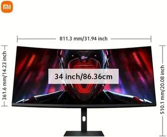 MONITOR XIAOMI 34%%%quot; G34WQI CURVO GAMING 1MS 180HZ