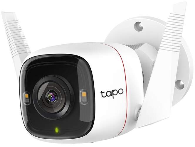 Cámara inteligente de vigilancia exterior TP Link Tapo C320WS - 4 MP, 2160 x 1440, ranura MicroSD
