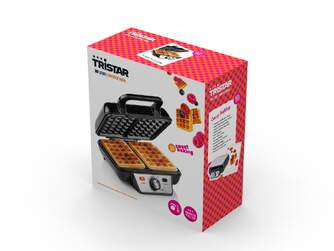 GOFRERA TRISTAR WF2195 1000W INOX 2GOFRES