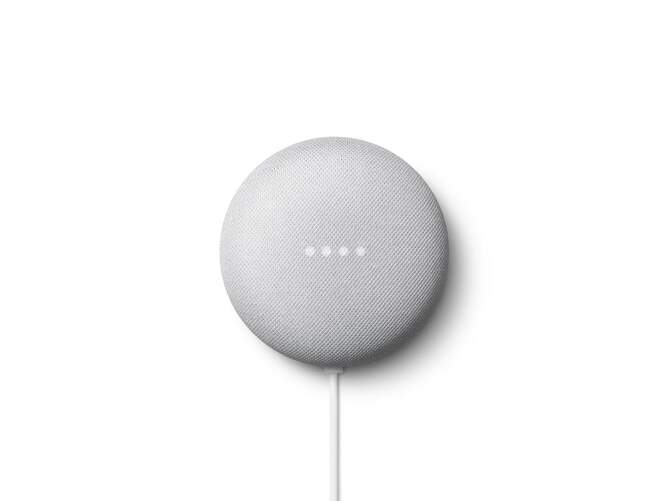 Google Nest Mini Altavoz Inteligente Blanco - 2ª Generación, Android/IOS, WiFi